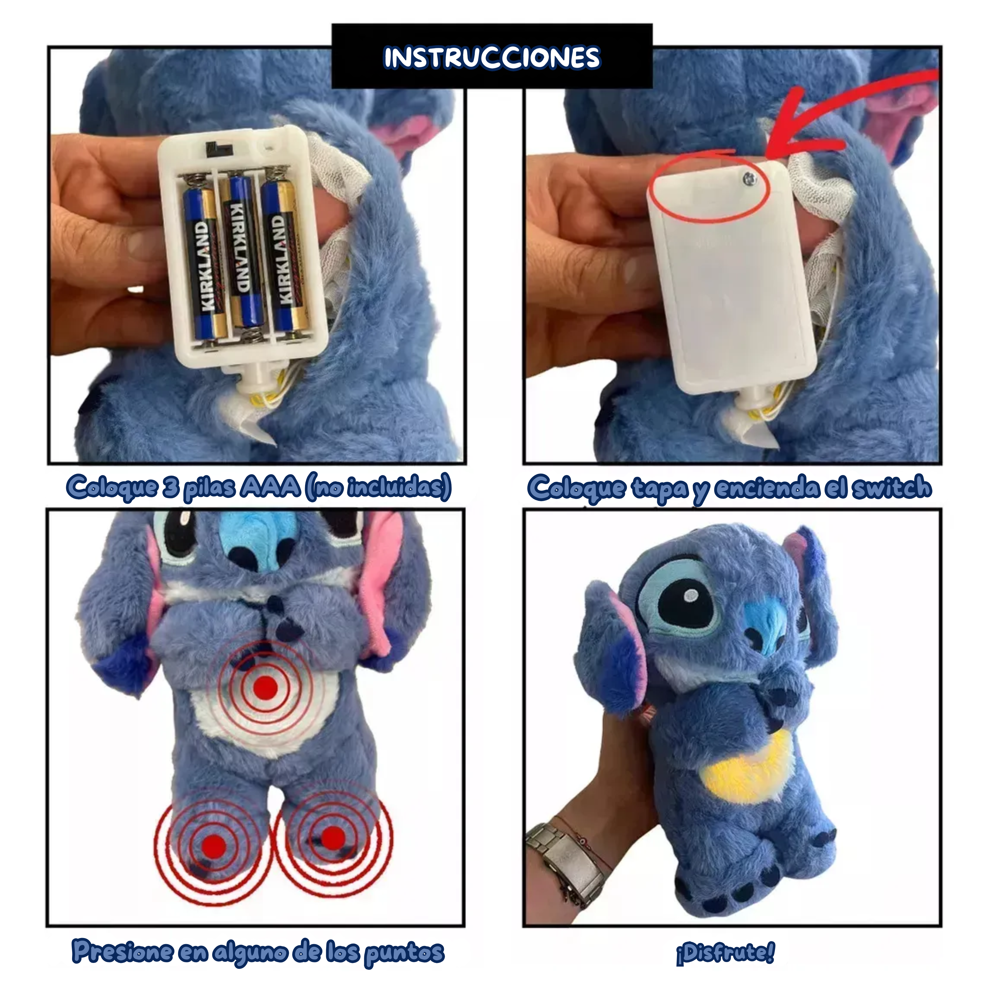 Peluche de Stitch Antiestrés